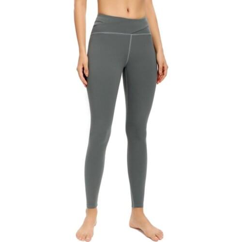 Waist Double Line Overlay Net Yarn Patchwork Yoga Pants Women High Waist Tight Fitness Legging Outdoor Running Exercise Pant