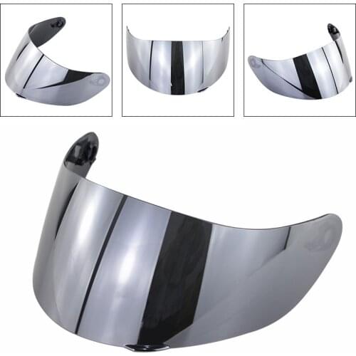 For AGV K1 K3SV K5 1pc Silver Plated Color Motorcycle Scooter Helmet Anti-glare Anti-fog Face Shield Lens Visor Repair Parts