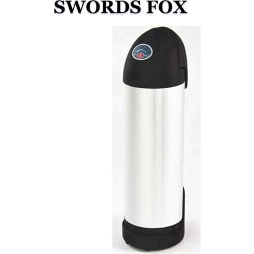SWORDS FOX Electric Bike water bottle 36V 13AH for 350W 500W 750W motor E bike water kettle battery with 42v 2A Charger