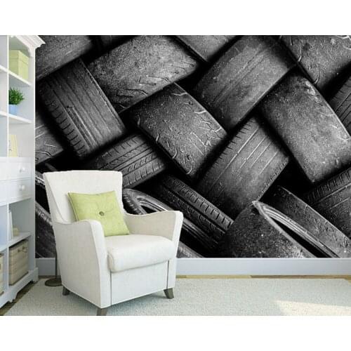 Custom modern Wallcoverings, tiled fresco for living room bar KTV hotel backdrop wall papel de parede decorative wallpaper