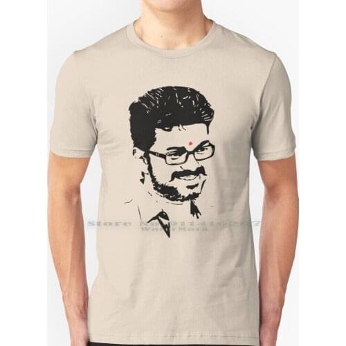 Ilayathalapathy Vijay Tamil Kollywood T Shirt 100% Pure Cotton Ilayathalapathy Kollywood Vijay Tamil Ajith Kumar Rajini Tamil