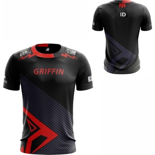 LOL LCK Griffin Play Jersey Uniform Chovy Fans T-shirt Men Women T shirts GRF Team Custom ID Tee Shirt Korea