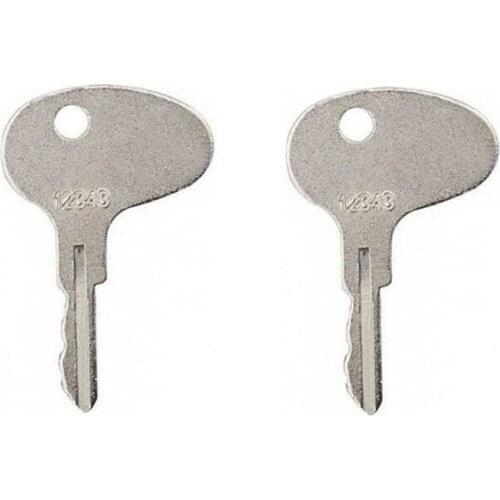 2 Pcs 12343 123243 Key For Caterpillar Kubota Towmotor Satoh Kumiai Forklift Dozer Tractor 912-0514920 Free Shipping