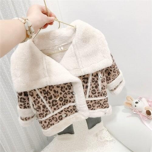 Fur Suede Jacket Winter Spring Coat Outerwear Top Children Clothes School Kids Costume Teenage Girl Clothing Woolen Cloth High Q