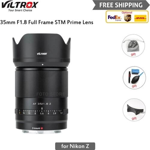 VILTROX 35mm F1.8 STM Prime Lens Full Frame Auto Focus Wide Angle Len for Nikon Z Mount Cameras Z6 Z7 Z50 ZFC