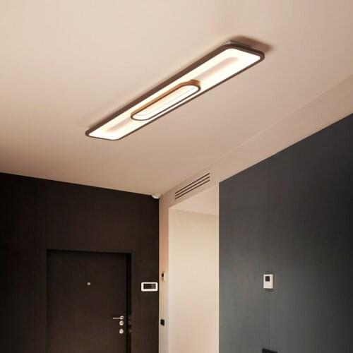 Rectangle LED Ceiling Light Modern Lamp Living Room Lighting Fixture Bedroom Kitchen Surface Mount Flush Panel Remote Control