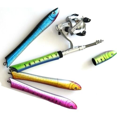 Fonoun Pen Fishing Rod 1M Set with Reel Line FY26