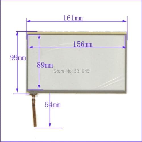 ZhiYuSun 161mm*99mm TOUCH SENSOR 7 inch 4-wire Touch Panel 161*99 compatible Navigator TOUCH SCREEN use LCD display USE GPS