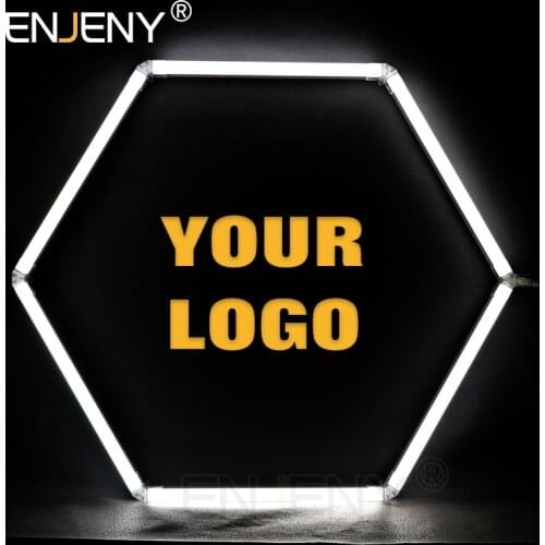 Random splicing LED Honeycomb hexagonal lights wall hanging night lights for Car Wash Workshop Design Repair home Decoration