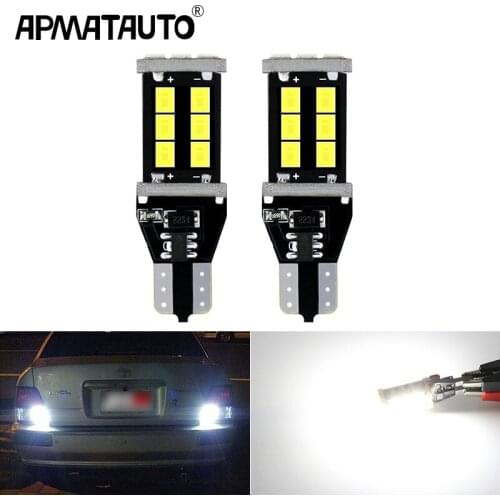 2pcs T15 led Canbus 921 W16W LED Bulb Car Backup Reverse Lights for Toyota C-HR Corolla Rav4 Yaris Avensis Camry CHR Auris Hilux