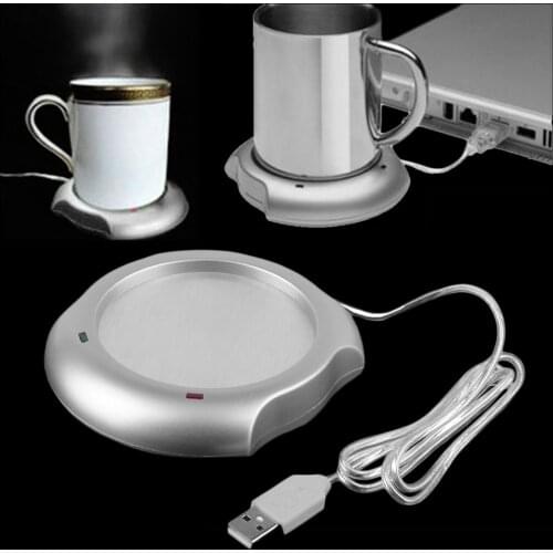 USB Insulation Coaster Heater Heat Insulation Electric Warmer Multifunctional Coffee Cup Mug Mat Pad Home Office Accessory