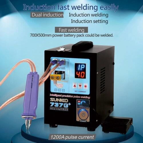Spot Welder with Mobile Welding Pen Foot Pedal Controlled or Automatic Induction Smart Precision Pulse Welding Machine