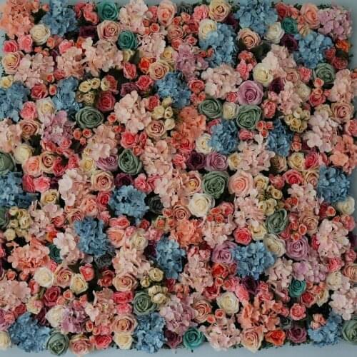 Exellent 3.3ft x 3.3ft Luxury Wedding Flower Wall Flower backdrop Good quality Rose & Hydrangeas Backdrop for background