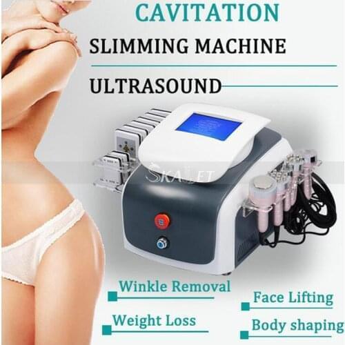 High Performance 40K Ultrasound Cavitation Radio Frequency Lipo Laser Body Slimming Skin Tightening Cellulite Machine