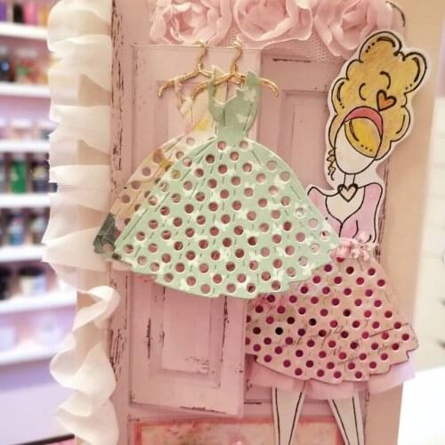 YPP CRAFT Girl With Umbrella Metal Cutting Dies Stencils for DIY Scrapbooking/photo album Decorative Embossing DIY Paper Cards