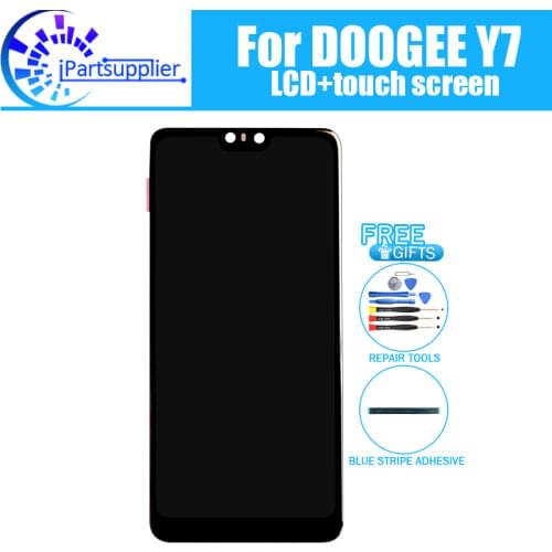 Doogee Y7 LCD Display+Touch Screen 100% Original Tested LCD Digitizer Glass Panel Replacement For Doogee Y7