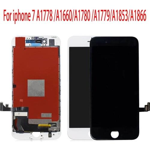 10 Pcs For iPhone 7 LCD Complete Display Screen Full Assembly Digitizer Replacement (Tested) For A1778 A1660 A1780 No Dead Pixel