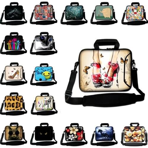 2021 Drop Shipping Laptop Messenger Handle Briefcase Hot 10 12 13 14 15 17 15.6 13.3 inch Notebook Carry Bag Case For Macbook HP