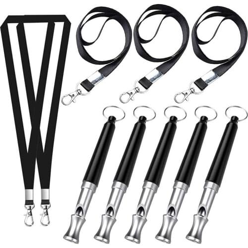 5 PCS Ultrasonic Dog Training Whistle For Recall And Barking Control,With Lanyard Strap Professional Dog Whistles