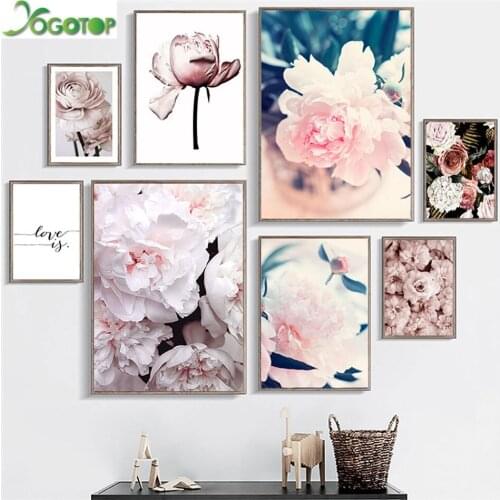 Pink Peony Flower Square/Round Drill 5D DIY Diamond Painting Full Drill puzzle mosaic Embroidery Cross Stitch Wall Art YY4542