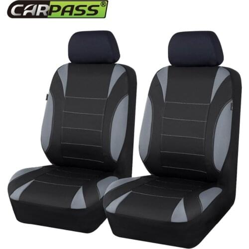 Car-pass Universal Car Seat Cover EVA Waterproof Front Two Seat Covers For skoda octavia a5 lada xray peugeot 307 sw