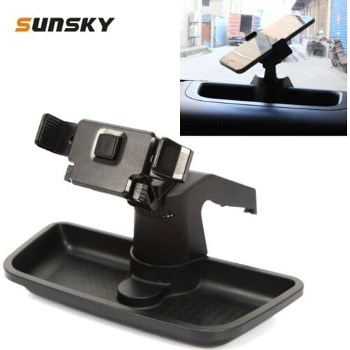 Car GPS Bracket Dash Mount Mobile Phone Holder Cell Phone Holder for Jeep Wrangler JK 2007-2017
