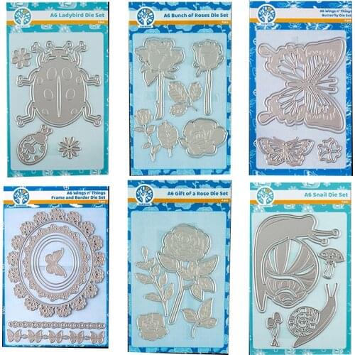 CH 2021 New Arrival Animal and Flower Stitched Metal Cutting Die DIY Scrapbooking Craft Embossing Making Stencil Templat