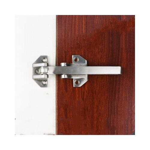 Door Security Guard Zinc Alloy Swing Bar Lock Brushed Finish Door Bolts Door Safety Chain Home Hotel