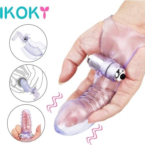 Ripple Dildos Strapon Finger Waist Ring Vibrators For Women Clitoris Stimulator Erotic Masage Sex Toys Adult Product Couple Tool