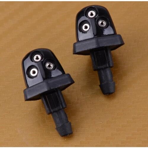 DWCX 2Pcs Car Front Windshield Washer Wiper Jet Nozzles Spray Fit for Suzuki Swift SX4 Aerio Escudo 38340-56K00