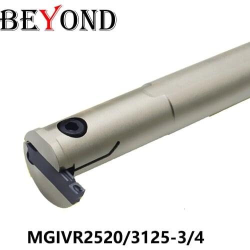 BEYOND MGIVR 2520 3125 MGIVR2520-3 MGIVR3125-3 Turning Toolholder Internal Cutting Shank Grooving Lathe Cutter Bar
