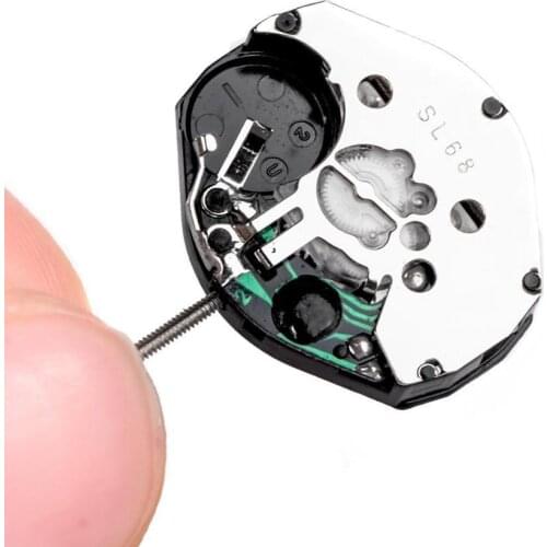 Small Replacement Quartz Watch Movement SL68 Movement Ligne Shellhard Repair 6 Clock Kits 3/4x8 Tool Accessory