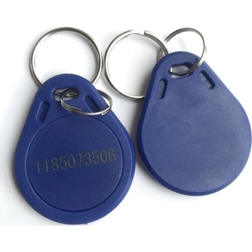 MIFARE Classic 1K 13.56mhz Fob With ID Printed Blue Color (pack of 10)