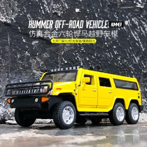 Nicce 1:32 High simulation Hummer Lengthen Car Model With Sound Light Alloy Toy Car Diecast Toy Vehicles Kid Toys Christmas Gift