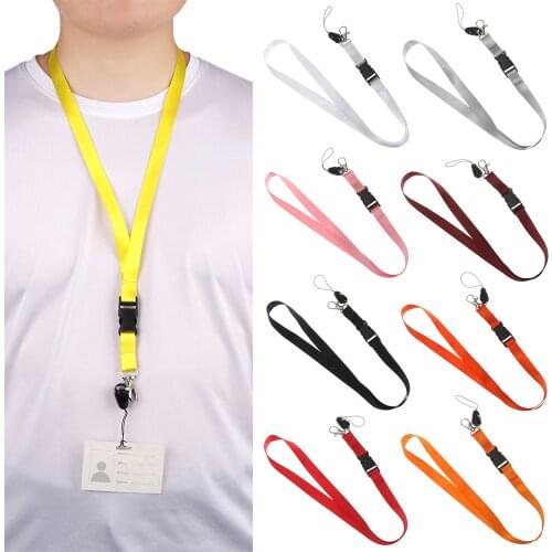 Fashion Mobile Phone Lanyard Personality Neck Strap Cute Lanyards For ID Card Gym Mobile Phone Straps USB Badge Camera Ropes
