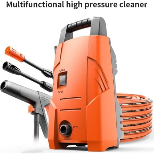 High-Pressure Washer Household High-Pressure Car Washer Fully Automatic Car Washer Portable Car Wash Pump Garden Cleaning Tool