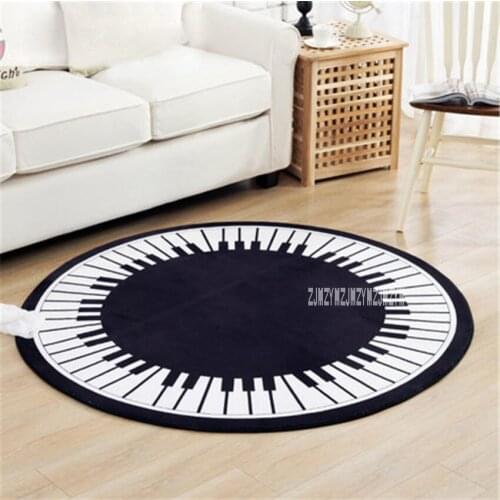 OSYXDT Creative Fashion Home Thicken Soft Round Carpet Living Room Bedroom Floor Mat Kids Room Carpet Diameter 150CM Round Rug