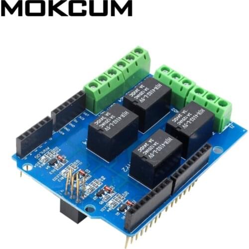 4Bit DC5V Relay Module Relay Control Board Relay Expansion Board with Work indicator