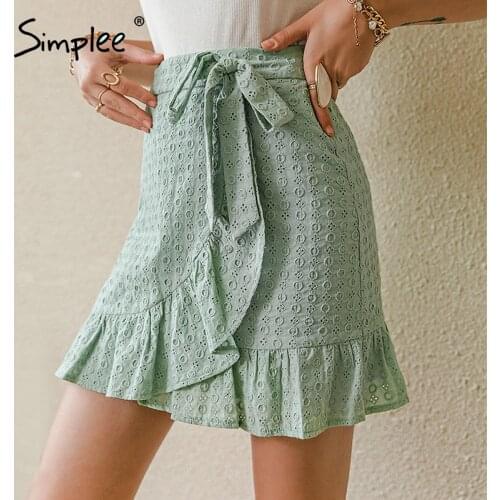 SIMPLEE Women's Pleated Skirts