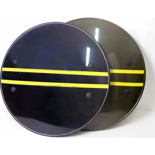 Anti Riot Thickened Shield 53*53CM Security Staff Campus Self Defense PC Plastic Material High Quality Protection Round Shield