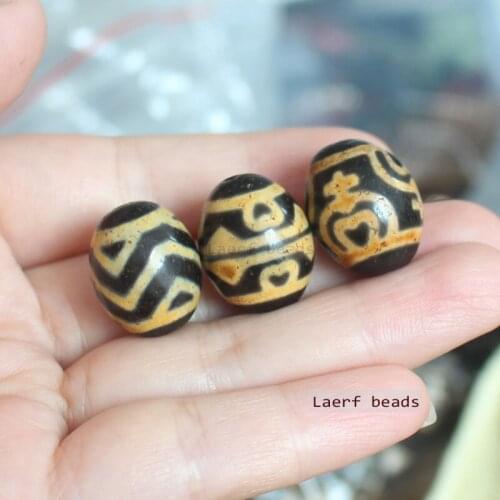 Magic Power SUPER Energy Unique Style Tibetan old Dzi Agate Etched Bead ,Clearly lines,Good Quality,For DIY Jewelry Making