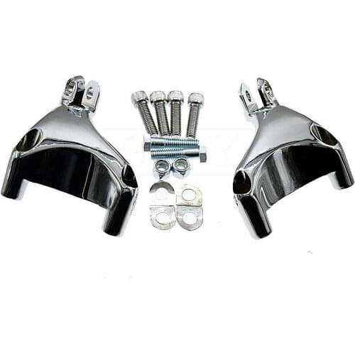 Motorcycle Rear Passenger Foot Peg Foot Rests Mount Kits With Screws For Harley Sportster XL883 XL1200 XL 883 1200 2004 - 2013