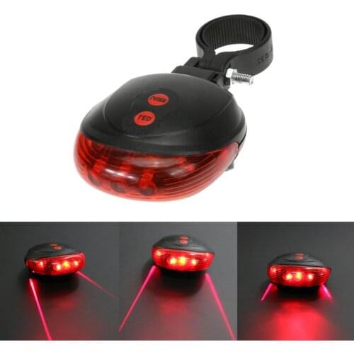 Tail light (5LED+2Laser) Cycling Safety warning Bicycle Rear Lamp Bike Laser Tail bike Light Bicicleta Caution