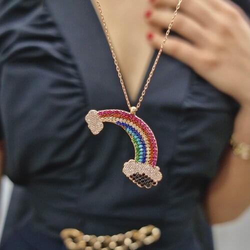 925 Sterling Silver, Gold, Rose Plated Zircon Handmade Necklace For Women Girls Valentines Day Fashion Jewelry Elegant