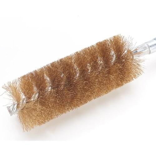Hot Nylon Test Tube Brush Metal Handle Bottle Cleaning Brush Cleaner Industry Brush Cleaning With Hand Decontamination 1pcs