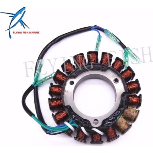 6AH-85510-00 Stator Assy for Yamaha 4-Stroke 15hp 20hp F15L F15S F20S F15C F20E F20P F20M Outboard Engine 2006 and later