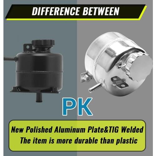 Car Coolant Header Expansion for Mini Cooper S R52 R53 Overflow Water Tank Cap Reservoir Aluminum Car Modification Accessories
