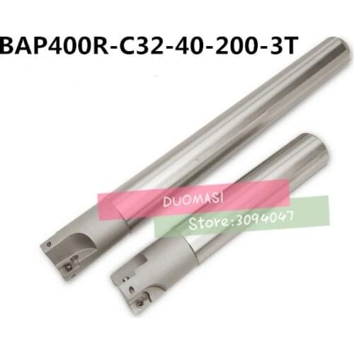 Free Shopping BAP 400R C32-40-200 Indexable Face Mill Holder Dia 40mm L=200mm Milling Cutter Inserts Holder CNC Mill Tool Holder