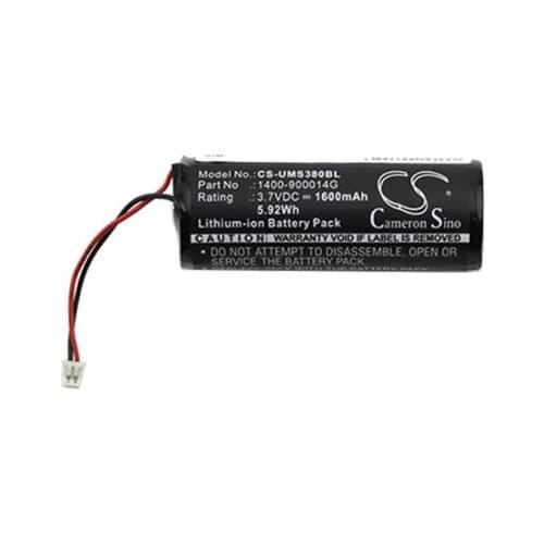 Cameron sino 1600mah battery for UNITECH MS380 MS380-CUPBGC-SG 1400-900014G Barcode, Scanner Battery
