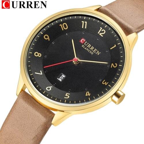 Ultra Thin Watches Women 2020 Luxury Brand Curren Simple Dress Ladies Watches Waterproof Leather Wristwatch Relogio Feminino